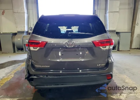 2017 Toyota Highlander Le из США, поврежденный, VIN 5TDBZRFH0HS358174